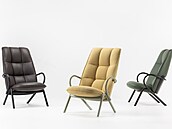 K�eslo Cissy se vyrábí ve variantách s vysokým i nízkým op�radlem a podno�kou.