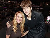 Vendula Pizingerová a její syn Jakub Svoboda (�eský slavík, Praha, 21....