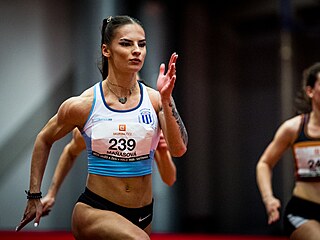 Karolína Ma�asová na lo�ském M�R v hale.