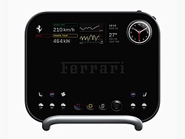 Ferrari p�edstavuje jméno a interiér svého nového elektrického modelu jménem...