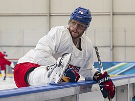 David Pastr�ák se p�ipravuje na trénink národního týmu v Milán�.