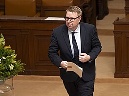 Mimo�ádná sch�ze Poslanecké sn�movny k vyslovení ned�v�ry vlád�. Na snímku...