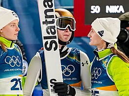 Slovinka Nika Prevcov� je z druh�ho m�sta zklaman�. (7. �nora 2026)