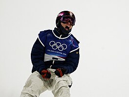 Olympijský vít�z v big airu Kira Kimura z Japonska. (7. února 2026)