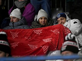Zazimovaní fanou�ci b�hem Winter Classic.