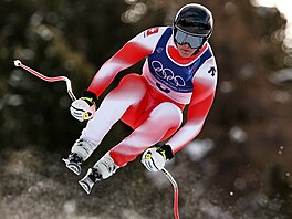 �výcar Franjo von Allmen zajel v Bormiu fantastický olympijský sjezd.