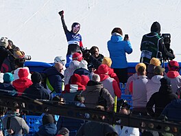 Zuzanu Mad�rovou její úvodní jízda ve vy�azovací �ásti paralelního ob�ího...