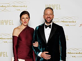 Zuzana Hejnová a Marek Zúber na �esko-Slovenském plese v Praze (7. února 2026)