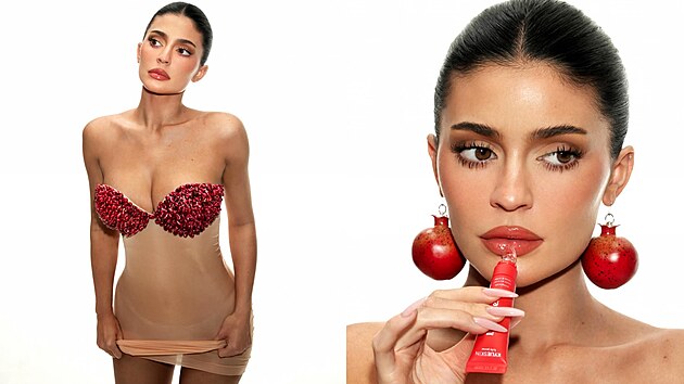 Kylie Jenner v kampani oblékla podprsenku z granátového jablka