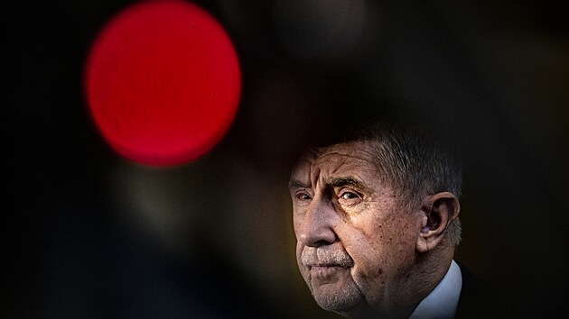 Andrej Babi� na tiskov� konferenci po zased�n� Bezpe�nostn� rady st�tu, kter�ho se z��astnil i prezident Petr Pavel. (4. �nora 2026)