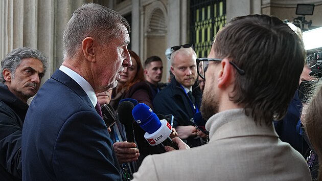 Tiskov� konference Andreje Babi�e v It�lii. Tam nav�t�vil italskou premi�rku Giorgiou Meloniovou, m�stop�edsedu vl�dy a ministra dopravy Matteo Salviniho. (4. �nora 2026)