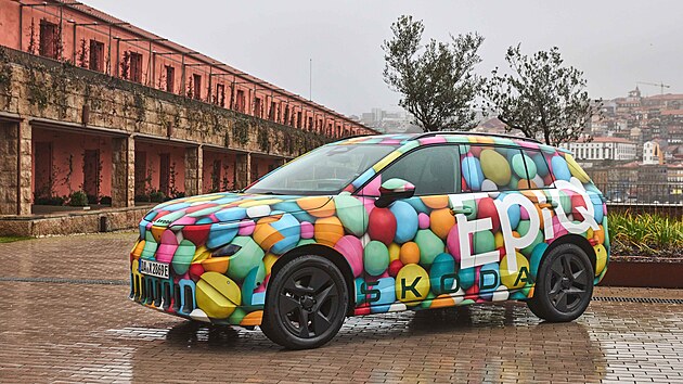Maskovan� prototyp elektromobilu �koda Epiq