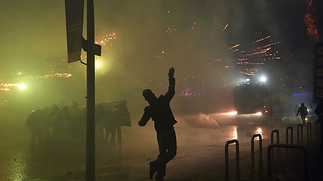 Demonstrace odp�rc� zimn�ch olympijsk�ch her v Mil�n�. (7. �nora 2026)