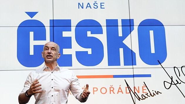 Jiho�esk� hejtman Martin Kuba p�edstavil sv� nov� hnut� Na�e �esko. (3. �nora 2026)