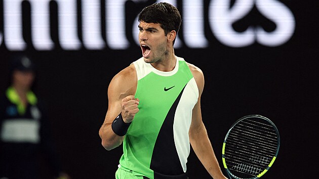 Carlos Alcaraz se hecuje ve fin�le Australian Open.