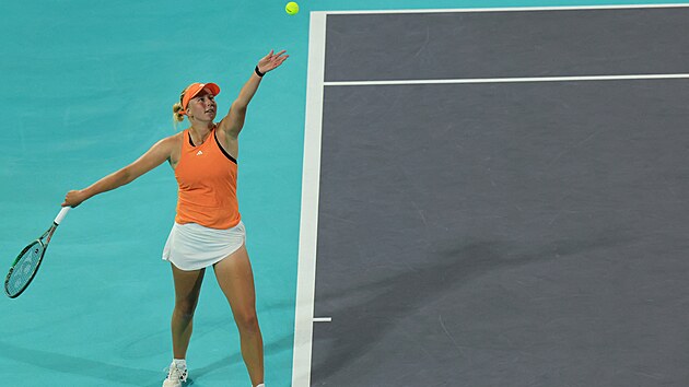 Clara Tausonov� v semifin�le tenisov�ho turnaje v Ab� Zab�.