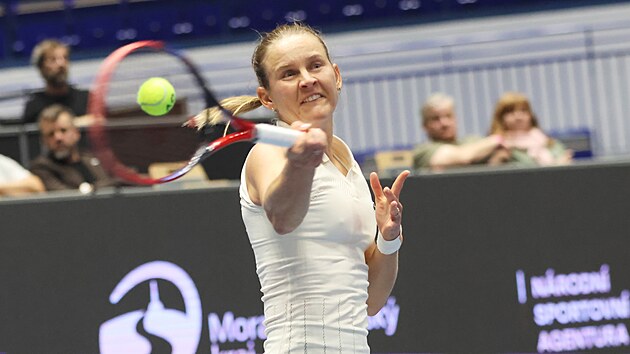 Francouzsk� tenistka Fiona Ferryov� pro�la do osmifin�le ostravsk�ho turnaje z kvalifikace.