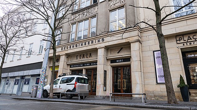 Brn�nsk� univerzitn� kino Scala funguje kv�li probl�m�m se statikou budovy, v n� s�dl�, ve zna�n� provizorn�ch podm�nk�ch. (leden 2026)