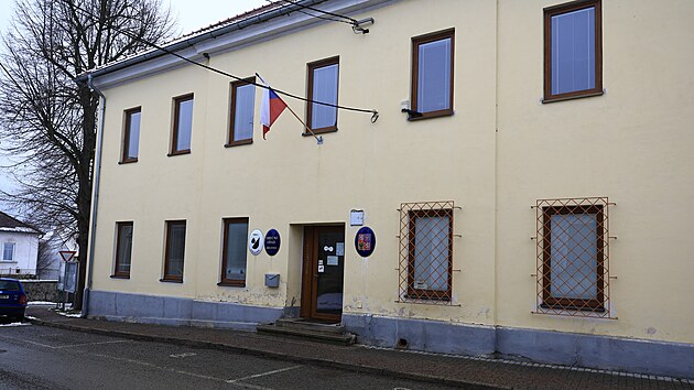 Obecn� ��ad v obci B�ezina pobl� Ti�nova na Brn�nsku (�nor 2026)