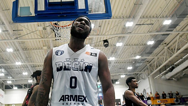 D��ín, 7.2. 2026, BK D��ín - Nymburk, zápas basketbalové ligy. Posh Alexander...