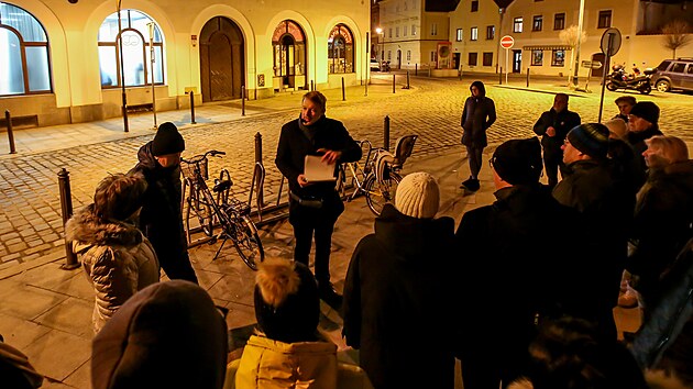 Spisovatel a novin�� Jan �tifter prov�d� z�jemce po historii �eskobud�jovick�ch vyk�i�en�ch dom�, bordel� lehk�ch holek. (4. �nora 2026)