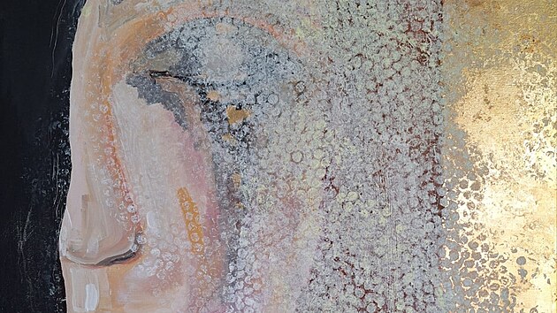 Jeden z obraz�, kter� namalovala Jarmila Kalvodov� b�hem boje s rakovinou. Nese n�zev Moje svat� Ag�ta a odkazuje na sv�tici, kter� byla jako msta u��znuta prsa.