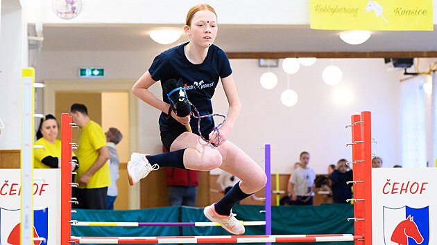 V Kvasic�ch na Krom���sku se konaly z�vody v hobby horsingu.  (31. leden 2026)