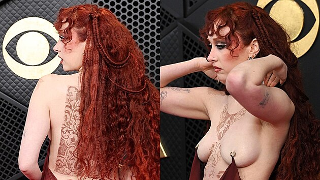 Zp�va�ka Chappell Roan zvolila na p�ed�v�n� cen Grammy 2026 extravagantn� model.