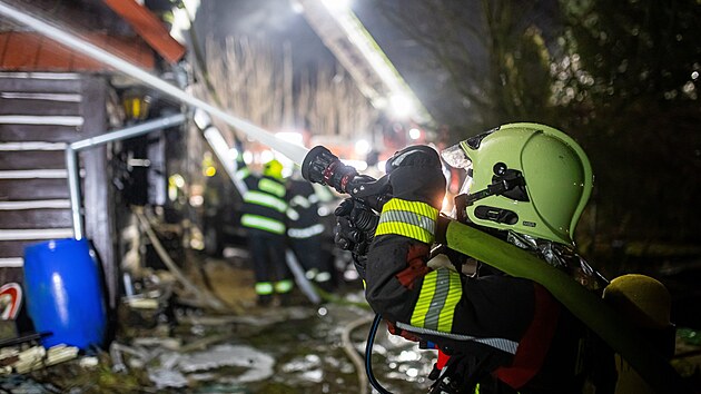 Po��r chalupy v Rampu�i (6. �nora 2026)