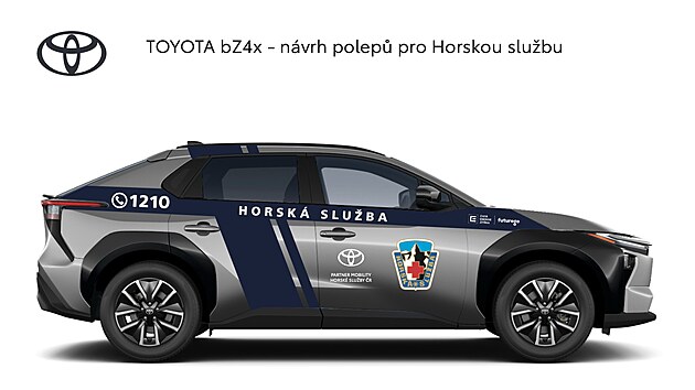 Horsk� slu�ba z�sk� do dlouhodob� z�p�j�ky osm elektrovoz� Toyota bZ4X.