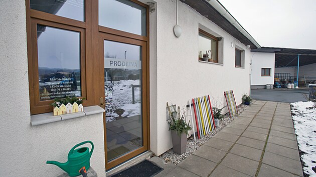 Farma ve �t�novick�m Borku m� svoji kamennou prodejnu. (28. ledna 2026)