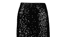 Dlouhá �erná sukn� s flitry, cena 699 K�