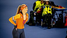 Rychlobrusla�ka Jutta Leerdamová b�hem tréninku v na ZOH Milán-Cortina 2026