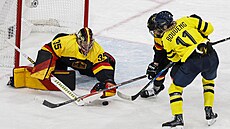 Zápas �védsko - N�mecko na olympijských hrách. (5. února 2026)