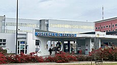 Nemocnice v Trevisu, kde operovali zran�nou ly�a�ku Lindsey Vonnovou. (9. února...