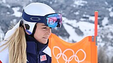 Lindsey Vonnová v Cortin� d'Ampezzo.