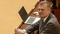 Filip Turek (vlevo) a bývalý prezident Václav Klaus.