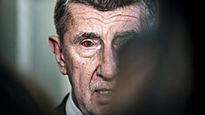 Andrej Babi� na tiskové konferenci po zasedání Bezpe�nostní rady státu, kterého...