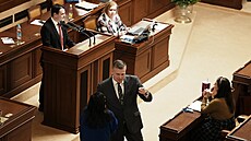 Filip Turek (vlevo) a bývalý prezident Václav Klaus.