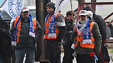 Stovky odborá�� se se�ly v Ostrav� na mítinku na podporu evropského pr�myslu....