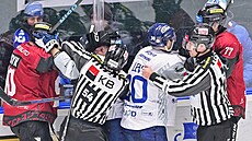 Bitka v zápase Plzn� se Spartou.