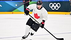 Brad Marchand na tréninku kanadských hokejist�.