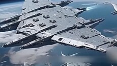 Koncep�ní video futuristického vesmírné letadlové lodi Luan-niao, které...