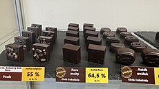 Výrobky �okoládovny MANA v Krásné Líp� na D��ínsku