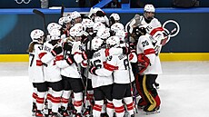 �výcarky slaví výhru nad �e�kami.