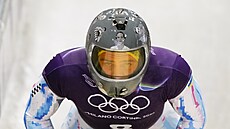 Ukrajinský skeletonista Vladyslav Heraskevy� absolvoval tréninky na olympijské...