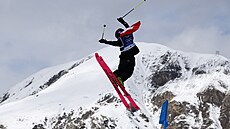 �výcarka Mathilde Gremaudová ve finále slopestylu. (9. února 2026)