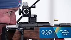 Johan-Olav Botn z Norska se ú�astní tréninku biatlonu na zimních olympijských...