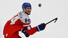 Tomá� Kundrátek z �eské republiky v akci na ZOH v Pekingu 2022. (11. února 2022)