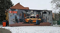 Trafostanice ve �tursov� ulici v Litom��icích.